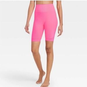 JoyLab Women's Bright Pink Bike Shorts Size Medium NEW